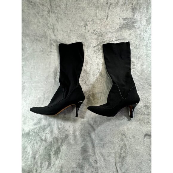 Donald J Pliner womens shoes 10M  Tracey Black Mid Calf Boots - Picture 11 of 16